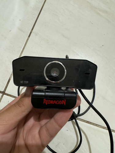 Web Cam Redragon Fobos Hd 30fps Cor Preto