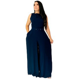 Macacão Pantalona Feminino Longo Festa Social Plus Size