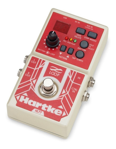 Pedal Para Bajo Looper Hl77 Overdub Hartke Ahora 18