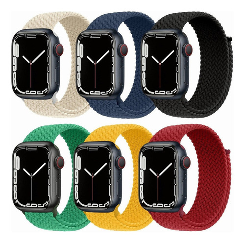 6pack Correas Para Apple Watch Band Series Ultra 8 7 Se 6 5