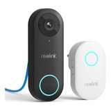 Reolink Camara Poe De Timbre De Video - Diagonal De 180°, Ca