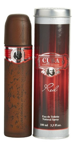 Perfume Red De Cuba Hombre 100 Ml Edt Original