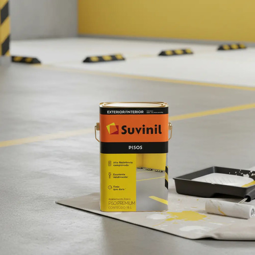Tinta Acrílica Suvinil Premium Piso 18l Varias Cores Suvinil