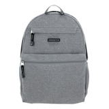 Mochila Chenson Profesional Con Porta Laptop 15'' Cp65942-2 Color Gris Diseño De La Tela Liso