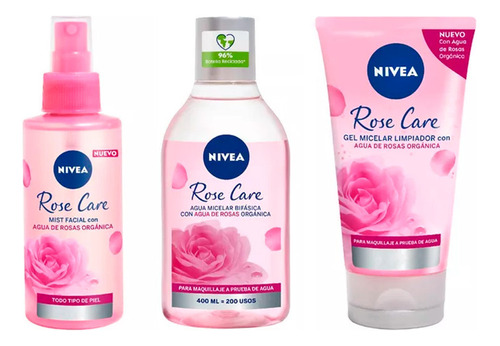 Combo Rutina Nivea Rose Care