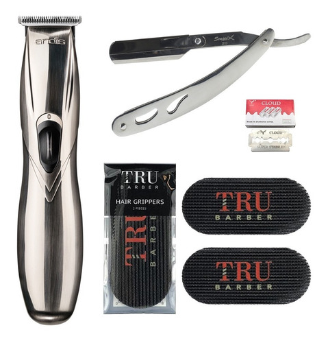 Andis Trimmer Slimline Pro Li  + Grips Tru Barber + Navaja