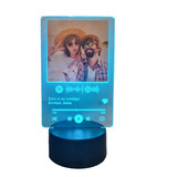 Fotografía Diseño Estilo Spotify Lámpara Led Personalizada