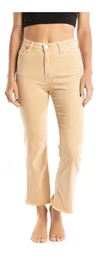 Pantalon Jean Rusty High Kickflare Camel