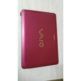 Carcaça Da Tampa Netbook Sony Vaio Pcg-4t1l