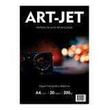 Papel Glossy Foto Fotográfico A4 200gr X 100 Hojas Art-jet