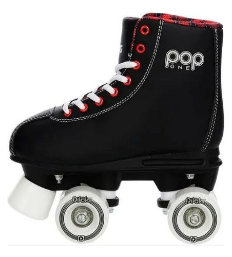 Patins Quad Tradicional Retro Pop One Black Divoks