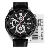 Reloj Casio Edifice Efr-539l Cuero Cronografo Original!