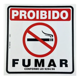 Placa Sinalização Proibido Fumar P1 