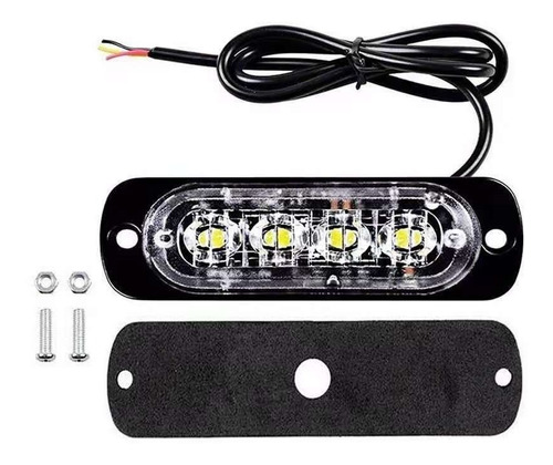 X2 Foco Neblinero Led Estroboscopico 12-24v Destellante