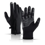 Guantes De Cuero Térmicos Impermeables Touch Para Moto/bici