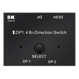 Divisor Conmutador Switch Ultra Hd 8k Bidireccional Dp 1.4