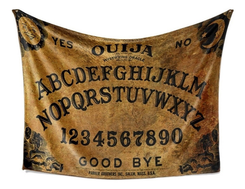 Frazada Ouija Board Gothic Varios Modelos Cobija Individual 