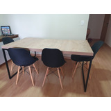 Mesa De Jantar Etna + Banco + 4 Cadeiras