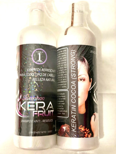 Keratina Kerafruit Chocolate 1 Litro + S - mL a $26