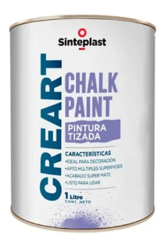Creart Chalk Paint A La Tiza Sinteplast 1 Litro