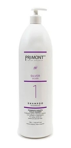 Shampoo Matizador Silver Primont Pigmento Violeta X 1800ml