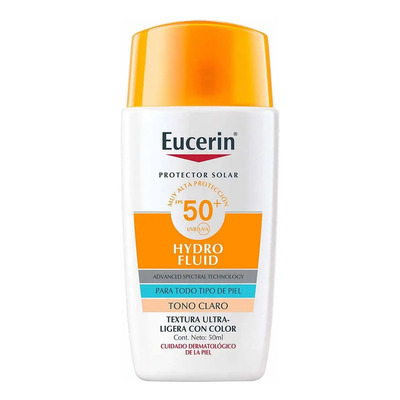 Eucerin Sun Face Hydro-Fluid FPS 50 + Tono Claro 50ml | MercadoLibre