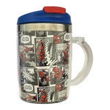 Tazon Mug Termico  Spiderman City Termo Keep 450ml Disney