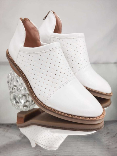 Texanas Zapatos Charritos Blanco  Taco Nuevo Super Oferta 