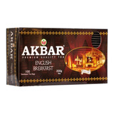 Té English Breakfast Clásico Akbar 100 Sobres 100% Original