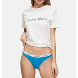  Calvin Klein Tanga Azul Turquesa Con Logo Original