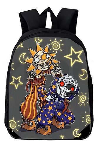 Mochila Escolar 30cm Fnaf Five Nights At Freddys Mas Colorera Mas Lonchera Niño O Niña Pequeños