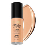 Milani Conceal + Perfect 2-in-1 Foundation+concealer Tono 03a1 Pure Beige