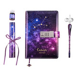 Agenda De Cuero B6 Binder Con Cerradura Cuaderno Digital Dia