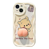 Funda Para iPhone 14 Pro Max Kawaii Cartoon Ass Divertido