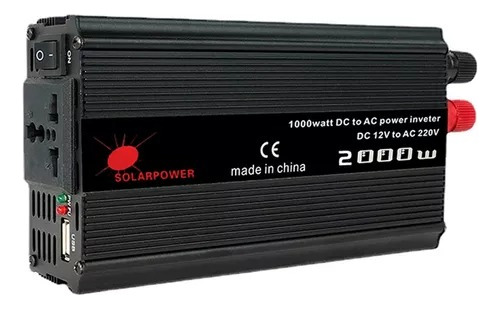 Transformador Inversor Conversor 12v A 220v 2000w Auto