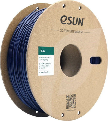Esun  Pla+ Filamento 3d 1.75mm Color Azul Oscuro