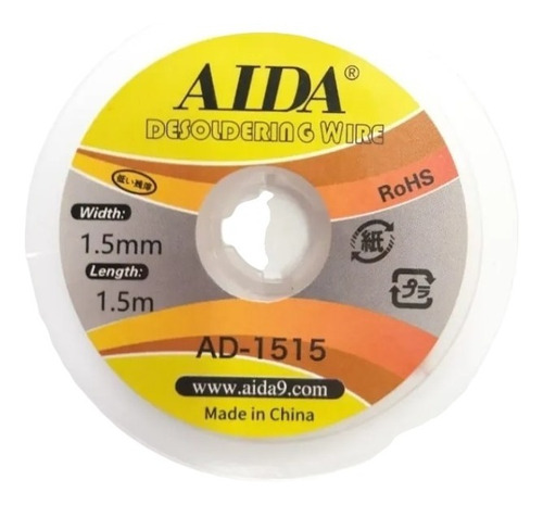 Malha Dessoldadora 1515 1,5mm X 1,5m Aida Ou Yaxun Bga Rebal