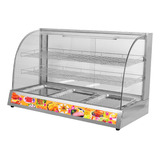 Exhibidor Mantenedor Comida Caliente Warmer Sikla 95x45x63