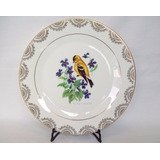 Plato Masitero Artone Bone China England Birds & Flowers #2 