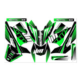 Stickers, Calca, Vinil, Para Moto Dm200 Moto Verde Mod-109