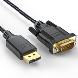 Dteedck Displayport A Vga Cable De 6 Pies, Puerto De Pantall