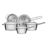 Conj. De Panelas Em Aço Inox 5pcs Linha Allegra - Tramontina