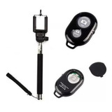 Kit Pau Selfie Bastão Monopod + Controle + Lentes Universal