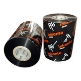 2 Ribbons Resina Impresora Etiquetas Zebra 80x300 Mts Axr7 