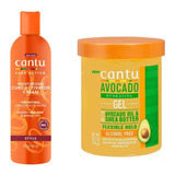 Cantu 2 Pack Activador De Rizos Y Gel De Aguacate