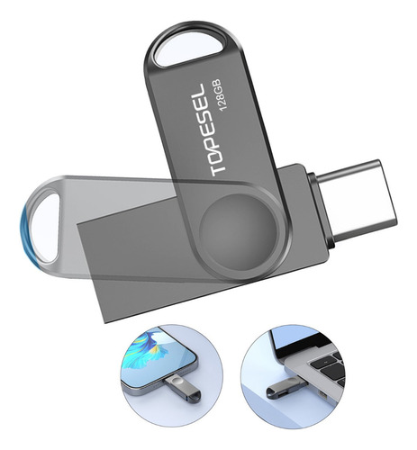 Memoria Usb Topesel U219 128gb 3.0 Gris