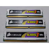 Memória Ram Corsair Xms3 Triple Channel 1600mhz 6gb (3x2gb) 