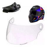 Viseira Fume P/ Capacete Pro Tork Stealth + Narigueira