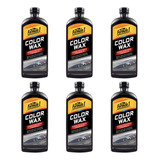 Kit 6 Ceras Para Auto Color Plata Formula 1 16 Oz.