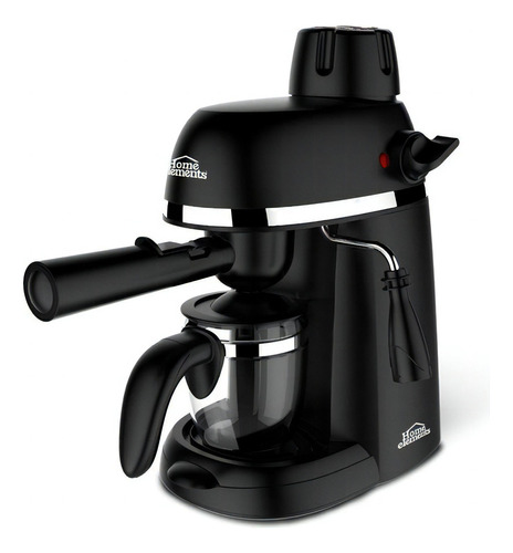 Capuchinera Cafetera Espresso + Capuccino Home Elements Hecm2033 Color Negro 120v